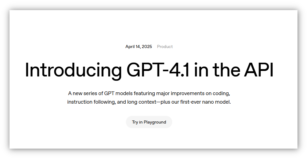 OpenAI stellt GPT-4.1 vor: Ein Durchbruch in der künstlichen Intelligenz